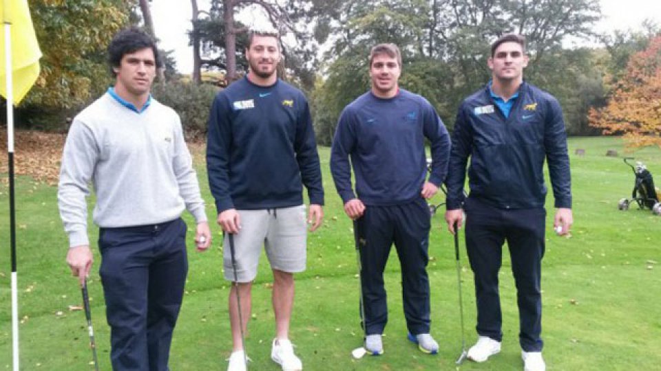 Los Pumas disfrutaron de un día de descanso.