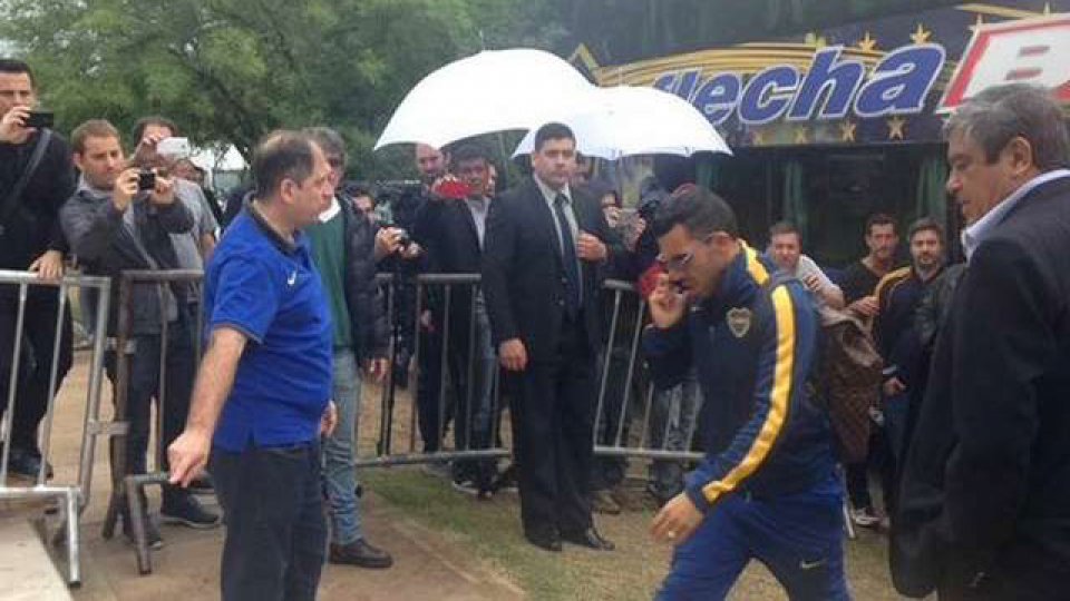 Boca llegó a Córdoba para jugar la final de la Copa Argentina.