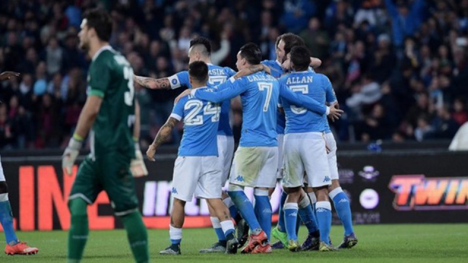 El Pipa convritó, llegó a los 9 goles y le dio la victoria a Napoli.
