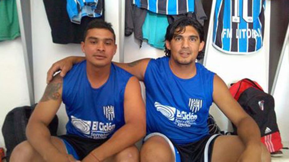 Carlos Cardozo y Guillermo Cabeza en su último partido. LaLiga Radiopuntocom