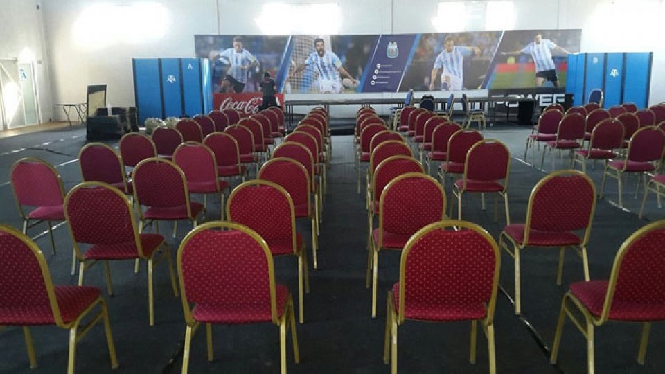 El presidente de la AFA será votado en este recinto por 75 asambleístas.