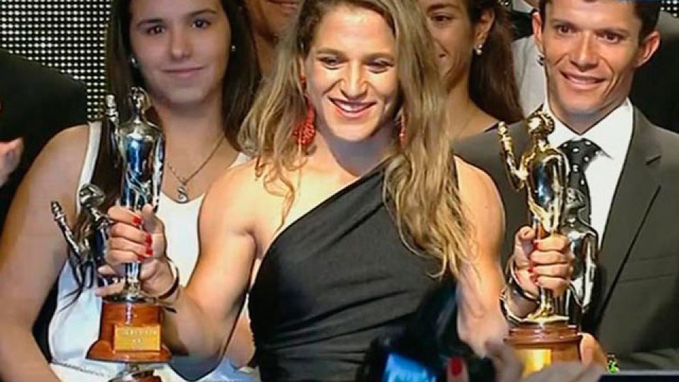 Paula Pareto se llevó el premio Olimpia de Oro 2015.