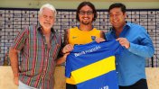 Daniel Osvaldo fue presentado en Boca: 