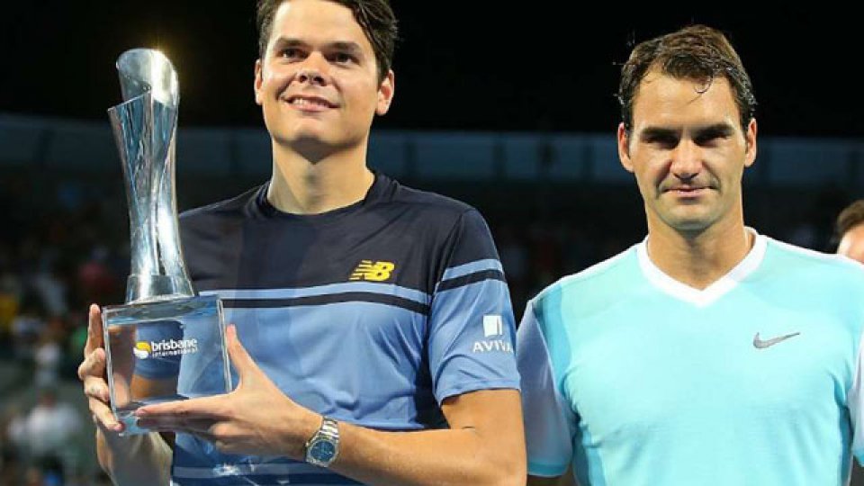 Raonic se quedó con el trofeo de Brisbane que Federer le negó en 2015.