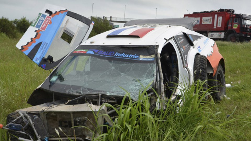 El piloto francés Lionel Baud quedó involucrado en otro accidente fatal.