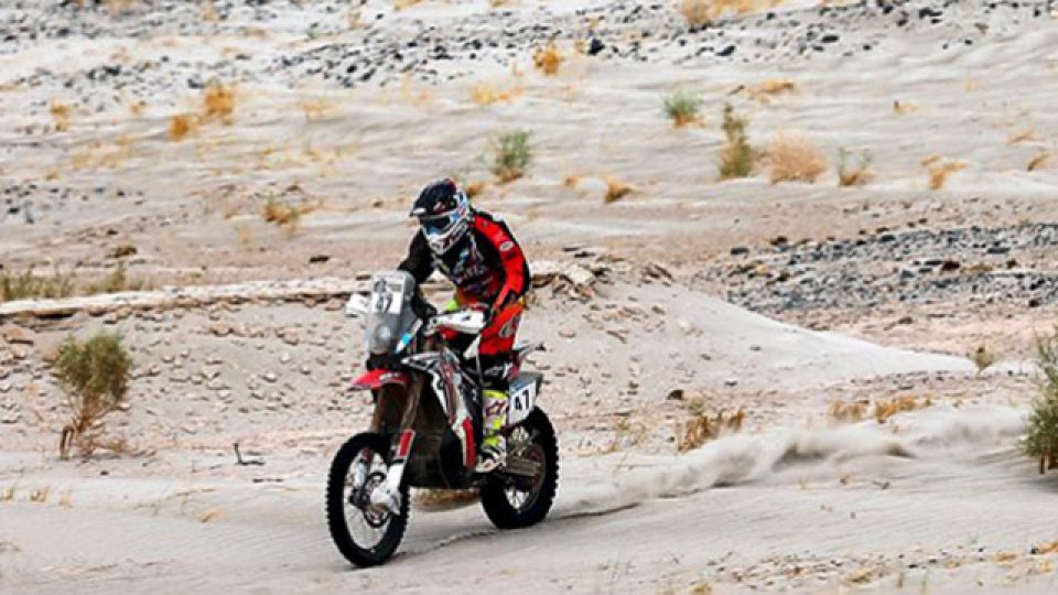 Destacada labor del salteño Benavides en su primer Rally Dakar.