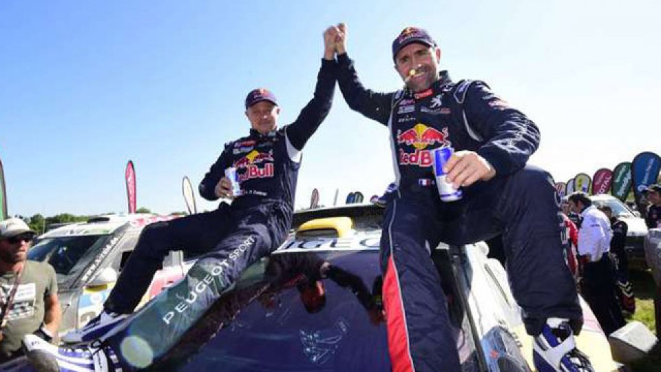 "La victoria fue posible por el gran trabajo del equipo Peugeot", dijo el galo.