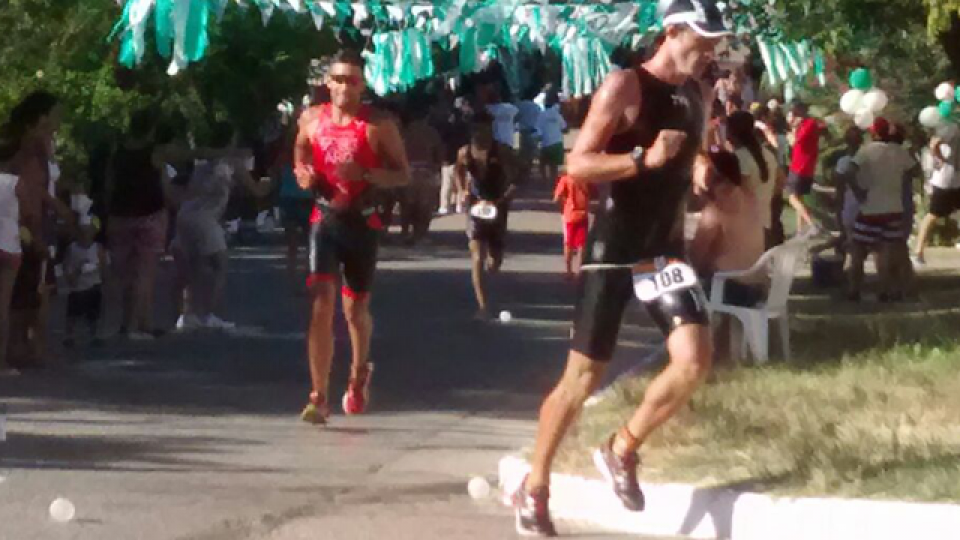 EL ONCE TV en la 32 edición del Tiatlón Internacional de La Paz.