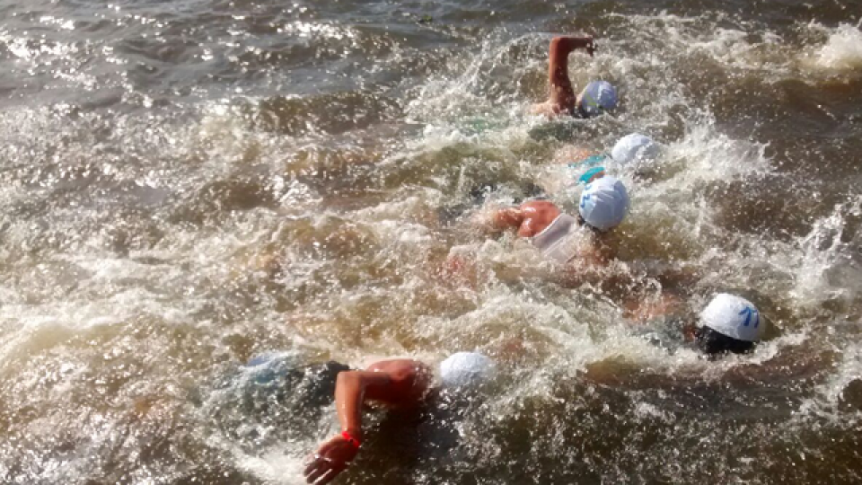 EL ONCE TV en la 32 edición del Tiatlón Internacional de La Paz.
