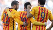 Messi regresó y le dio la victoria al Barcelona para quedar como líder