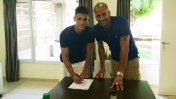 Juan Ignacio Cavallaro firmó su contrato con Estudiantes