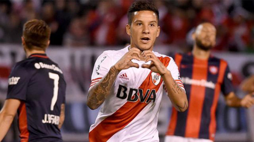 El gordo Driussi fue la figura de la Banda en el triunfo ante San Lorenzo.