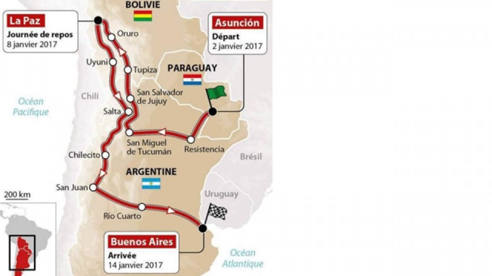 Paraguay se suma a la odisea del rally mas exigente.