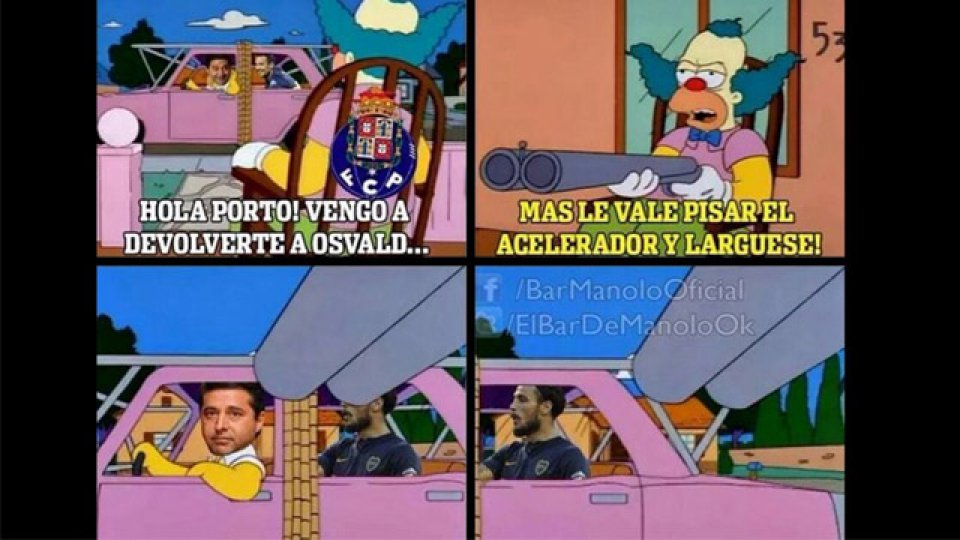 La polémica salida del Loco de Boca generó las burlas de los hinchas de River.