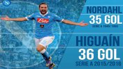 Higuaín se lució en el triunfo del Napoli y rompió un récord histórico en el Calcio
