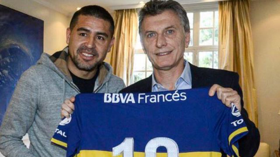 &quot;Suerte para que le vaya bien en el país como le fue en Boca&quot;, dijo Román.