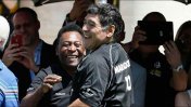 Diego Maradona y Pelé, juntos en Francia en la previa de la Eurocopa
