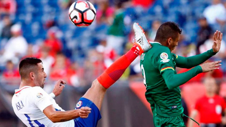 Chile venció de manera agónica a Bolivia.