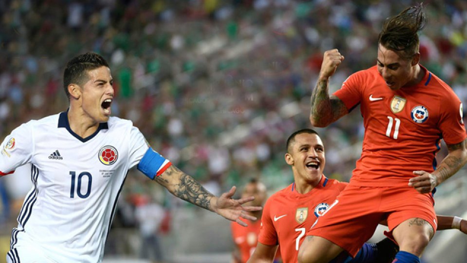 Colombia y Chile definen el rival de Argentina en la final.