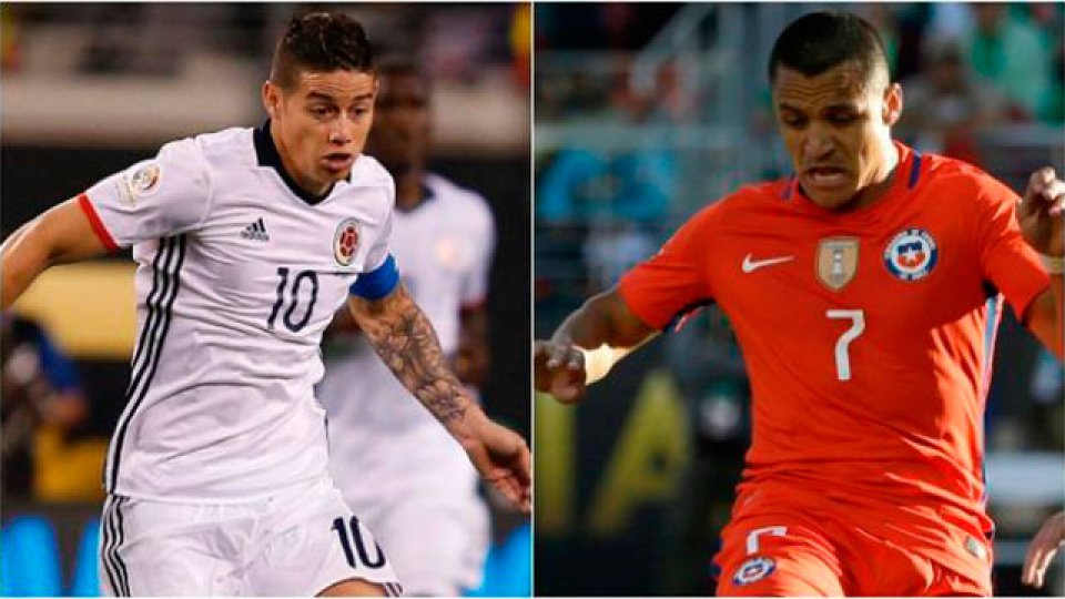 Colombia y Chile definen el rival de Argentina en la final.