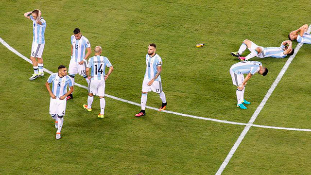 Argentina perdió tres finales en tres años.