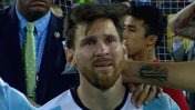 El llanto y el desconsuelo de Lionel Messi tras la derrota en la Copa América