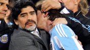 Después de la polémica por el audio, Maradona respaldó a Lionel Messi