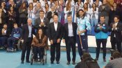 Luis Scola recibió la bandera para los Juegos Olímpicos