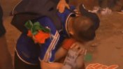 El conmovedor gesto de un nene portugués con un hincha francés