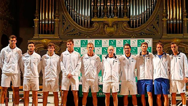 El sorteo de la Copa Davis en Italia.