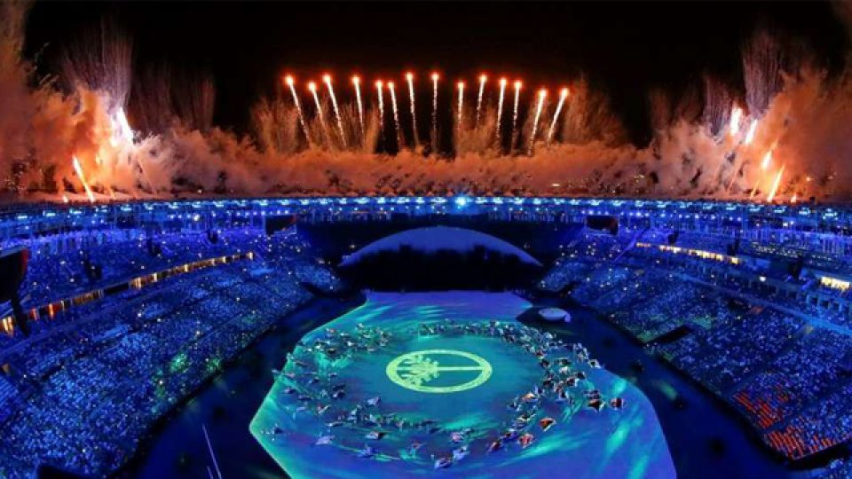 Río de Janiero vive una fiesta con la apertura de los Juegos olímpicos.