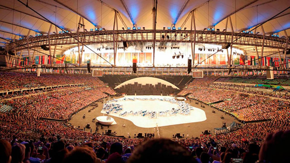 Río de Janiero vive una fiesta con la apertura de los Juegos olímpicos.