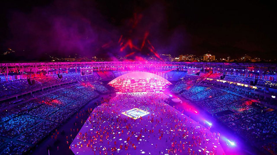 Río de Janiero vive una fiesta con la apertura de los Juegos olímpicos.