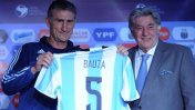 Edgardo Bauza fue presentado oficialmente como nuevo entrenador de la Selección Argentina