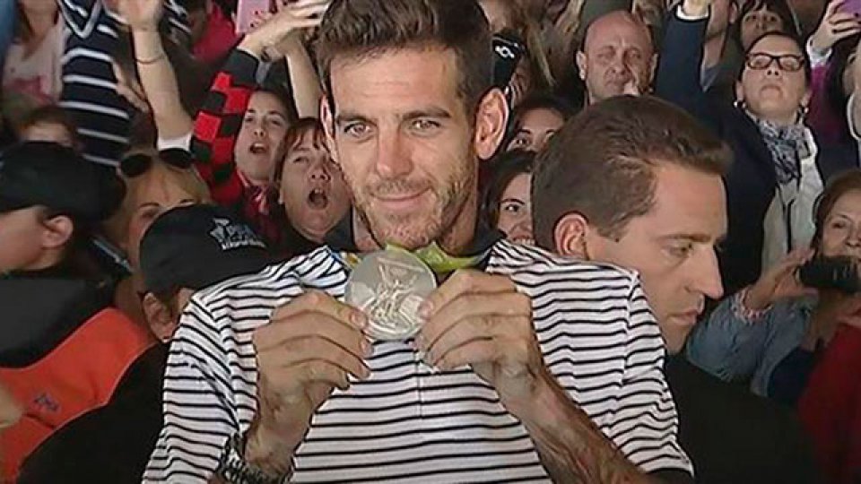 El tenista arrib&oacute; al pa&iacute;s y fue recibido de la mejor manera.