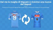 Ofrecen Plan Canje de camisetas para los hinchas del Napoli enojados con Higuaín