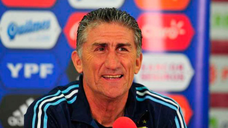 Bauza, antes del partido ante Venezuela.