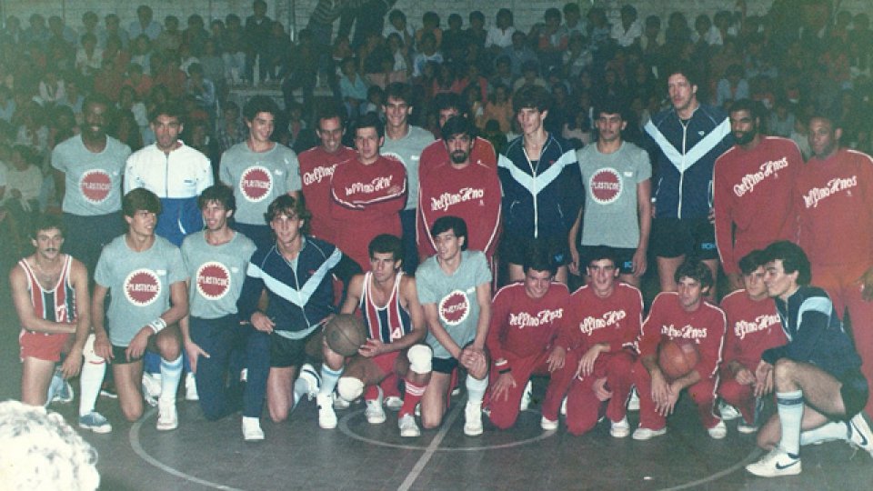 Peñarol de Tala y Echague. Amistoso en Tala 1986.