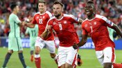 Suiza sorprendió y se impuso ante el último campeón de Europa