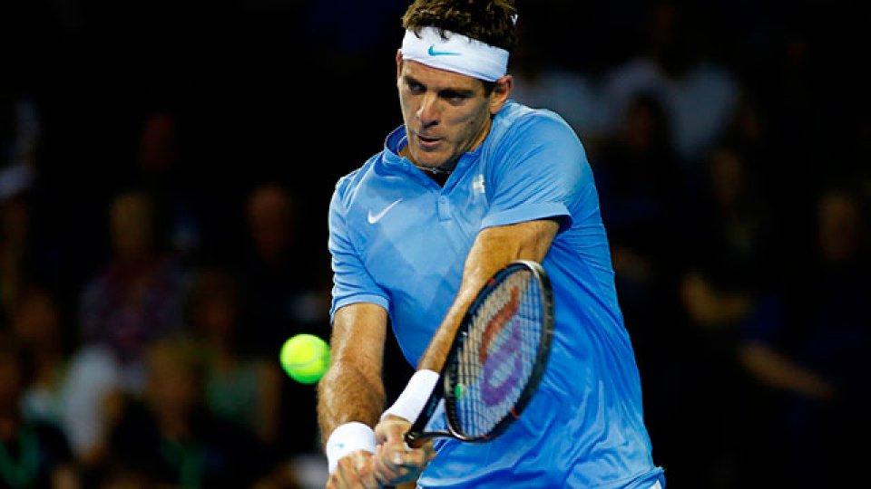 Del Potro le dio a la Argentina el primer punto de las semifinales.