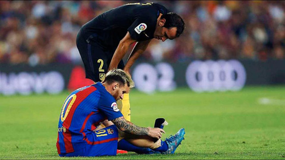 Messi se desgarró y se perderá las Eliminatorias.