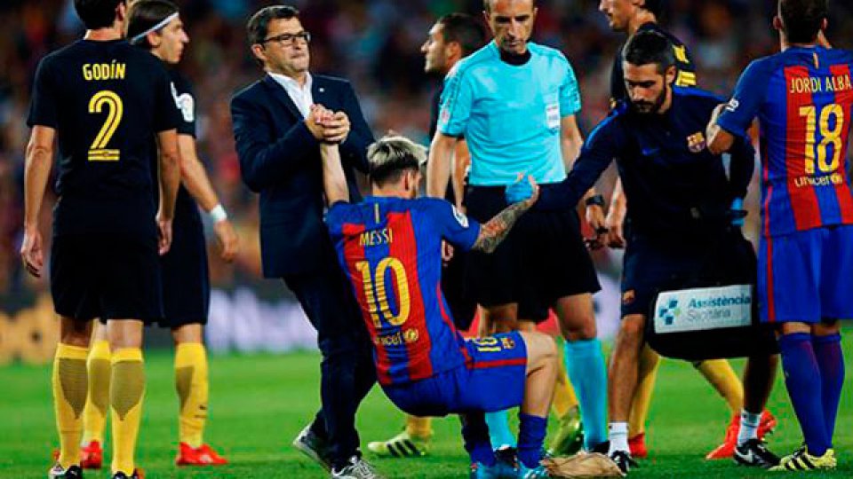 Messi se desgarró y se perderá las Eliminatorias.