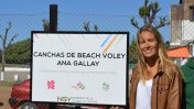 Ana Gallay fue homenajeada en Nogoyá y nombrada Embajadora Deportiva