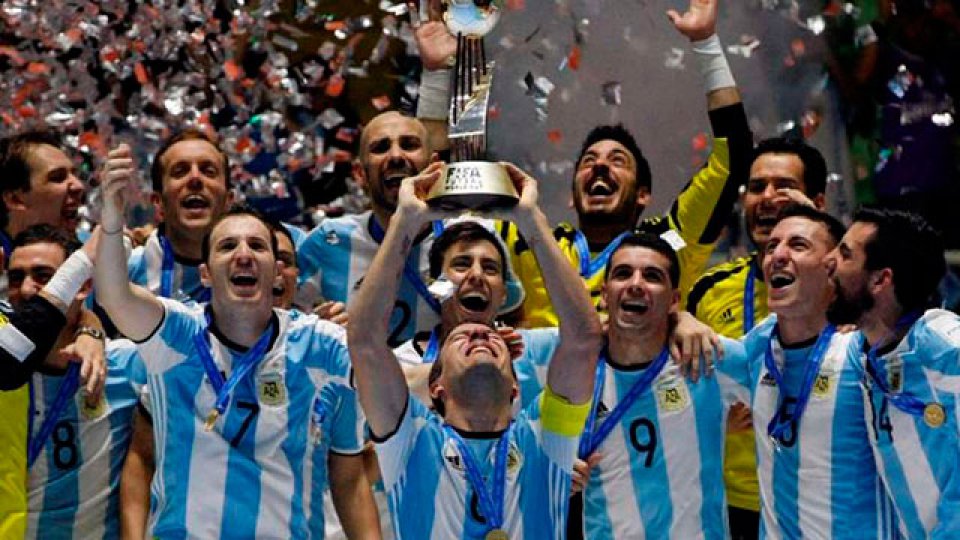 El elenco de Giustozzi logró el primer tíitulo mundial para Argentina en Futsal.