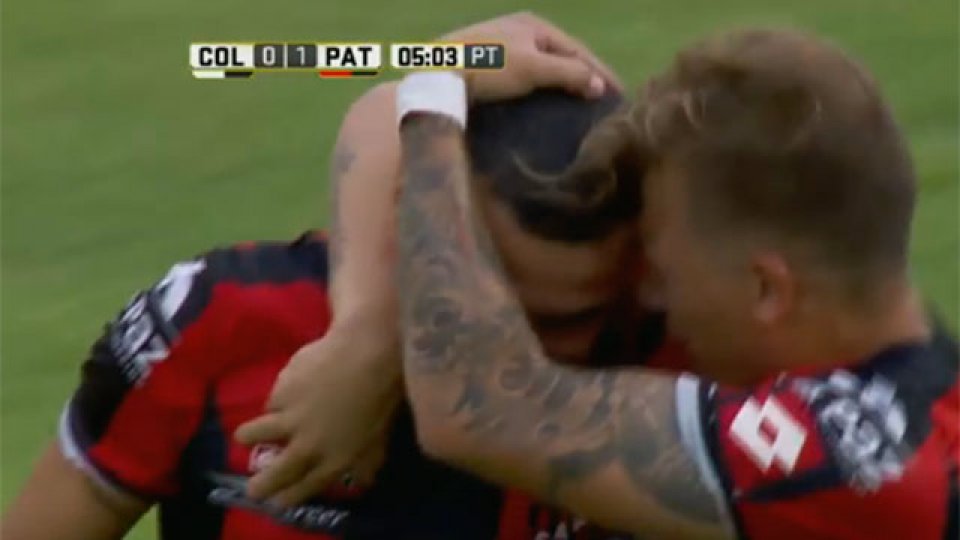 Telechea marcó el único gol en el primer tiempo.