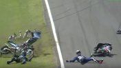 Video del tremendo accidente en carrera de Moto3: Casi una tragedia en Australia