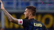 Icardi convirtió en el empate entre Inter y Milan