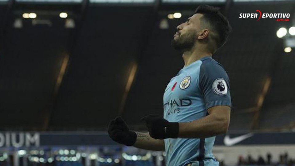 El Kun suma 176 goles en el City y deberá esperar para igualar a Brook.