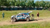 Así quedó el auto de David Nalbandian tras el accidente en el rally
