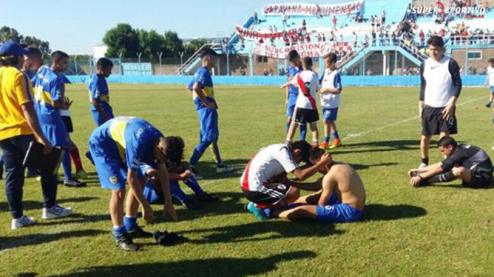 Los chicos de la Categoría 2003 dieron un gran ejemplo en el Supercláscio.